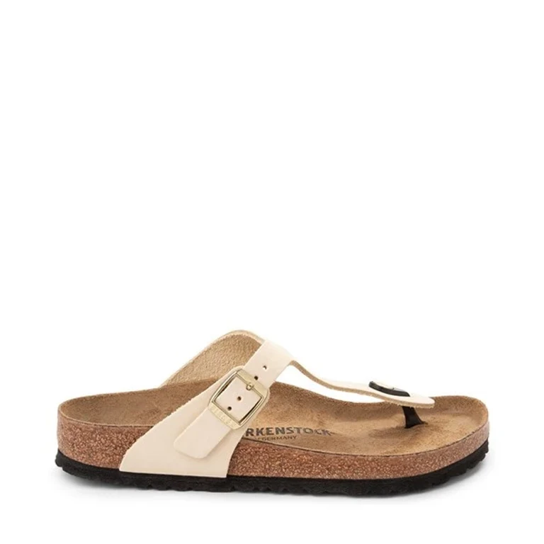 Gizeh Big Buckle Nubuk Leather Sandals