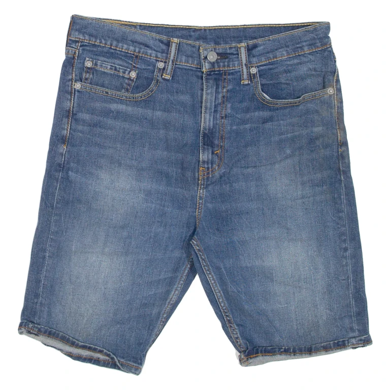 LEVI'S 522 Womens Denim Shorts Blue L W32