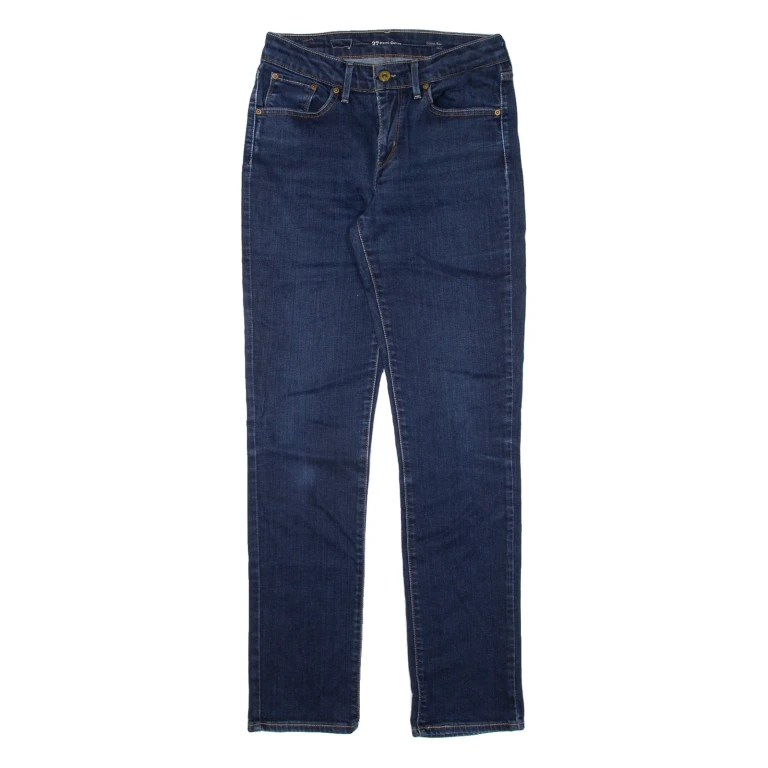 LEVI'S Classic Rise Womens Jeans Blue Slim Straight W27 L29