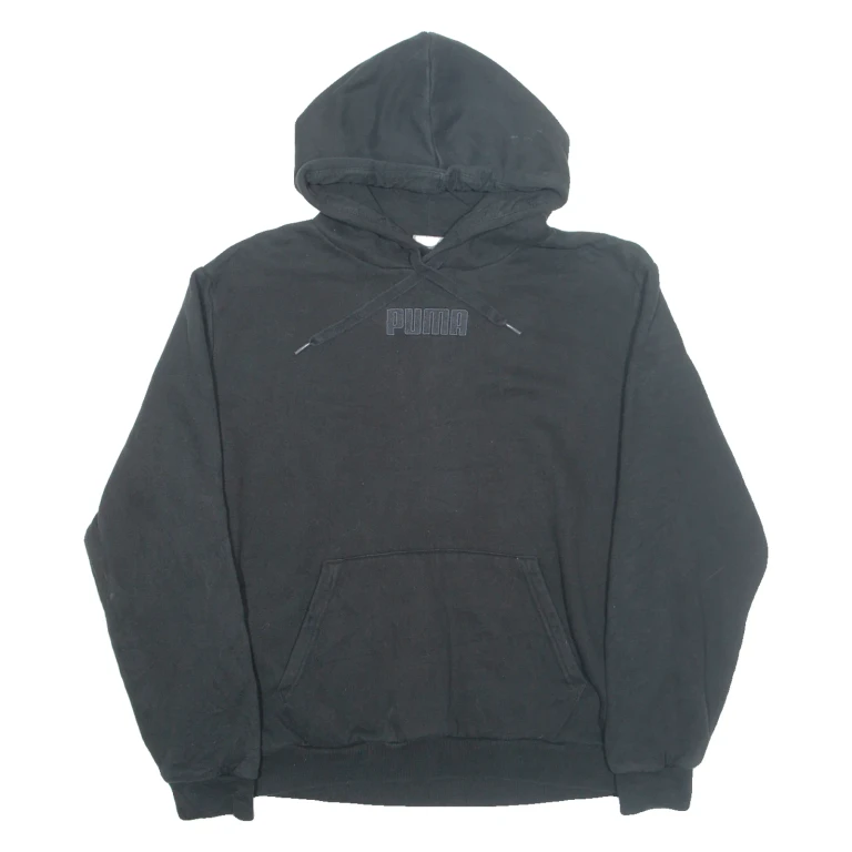 PUMA Mens Black Hoodie L