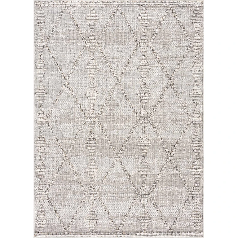 Nyla Bone Indoor & Outdoor Rug - 2x3 - Clearance