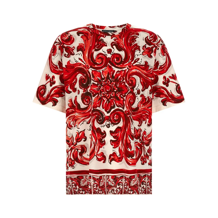 Multicolor Cotton T-Shirt - Men