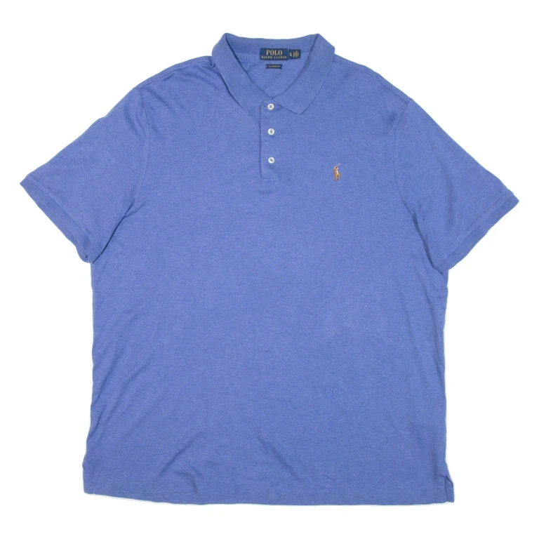 POLO RALPH LAUREN Mens Polo Shirt Blue XL