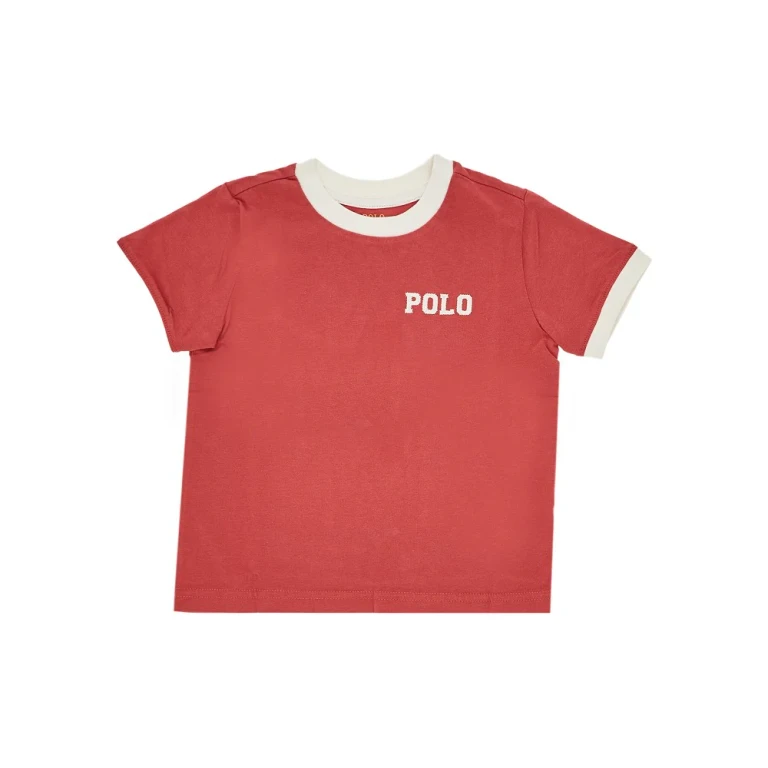 RALPH LAUREN Jersey T-shirt with logo embroidery Kids 2Y