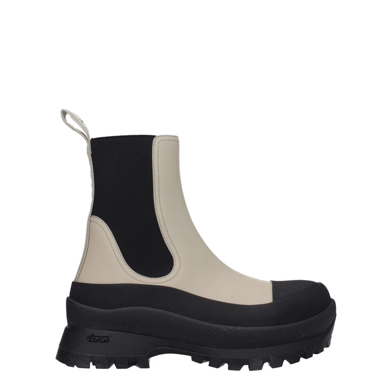 Stella McCartney Black Leather Ankle Boots - Women