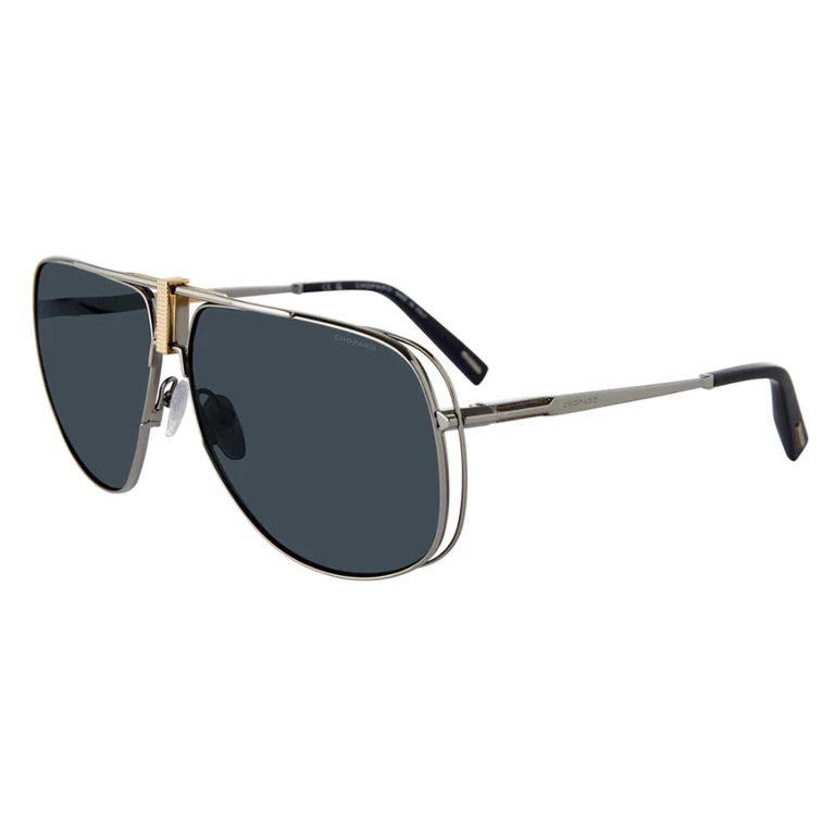 Chopard Polarized Grey Pilot Unisex Sunglasses SCHG91V 509P 65