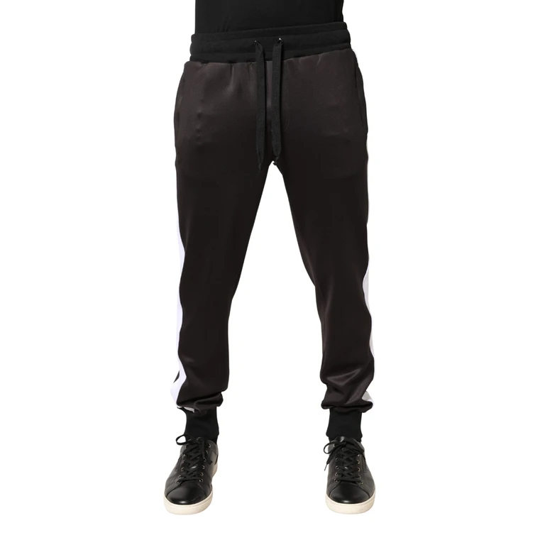 Dolce & Gabbana Brown Polyester Skinny Jogger Trouser Pants - Men