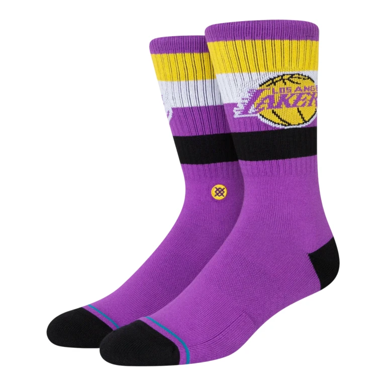 Lakers ST Men Crew Socks Purple
