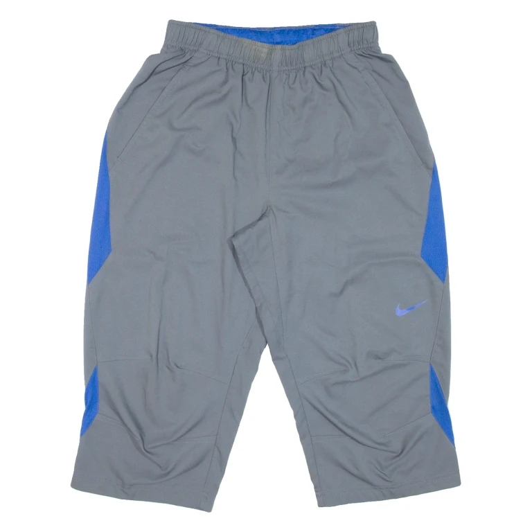 NIKE Dri Fit Mens Sports Shorts Grey S W28