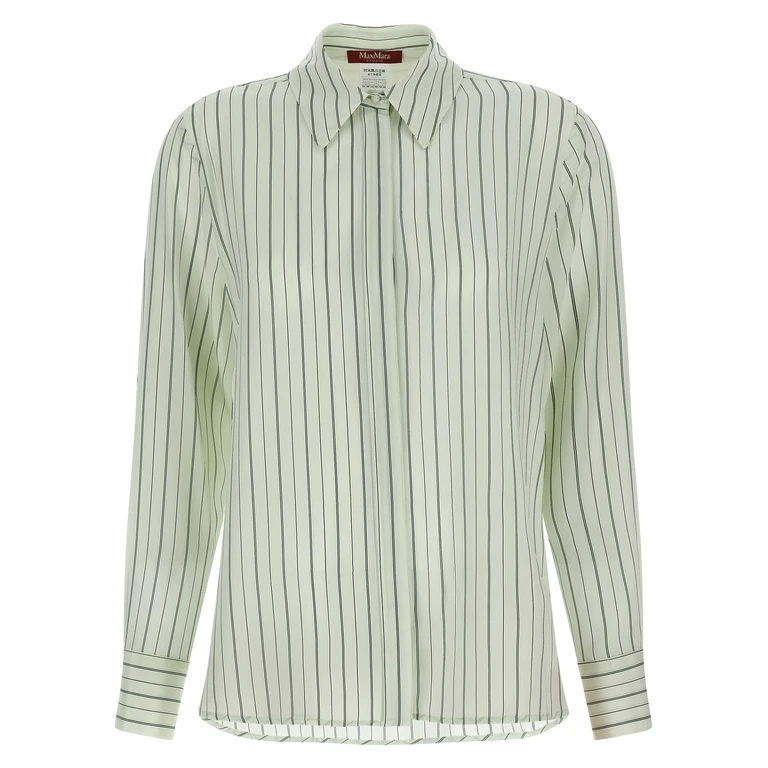 Max Mara Bicolor Silk Blouse - Women