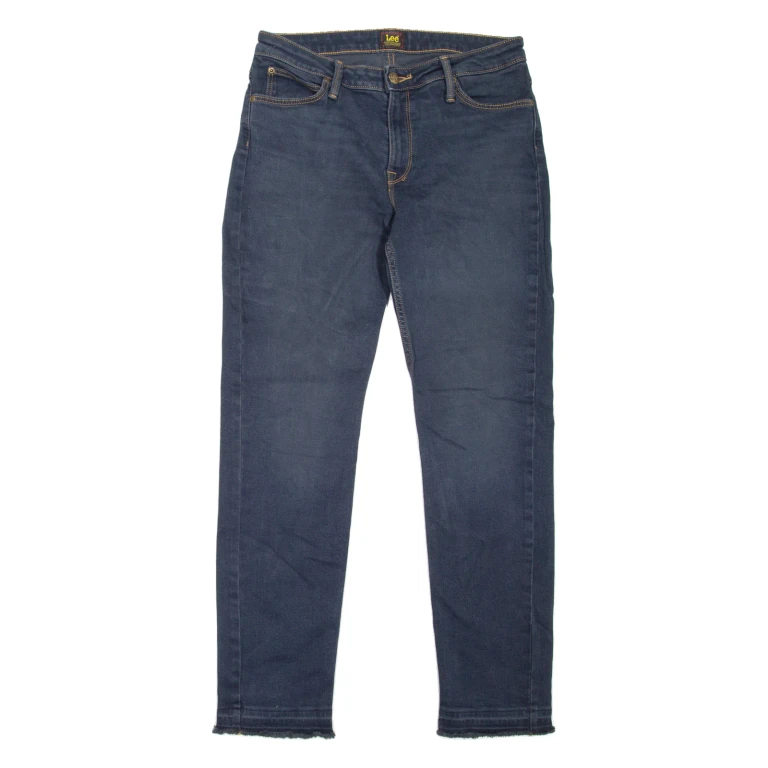 LEE Womens Jeans Blue Regular Tapered W29 L29