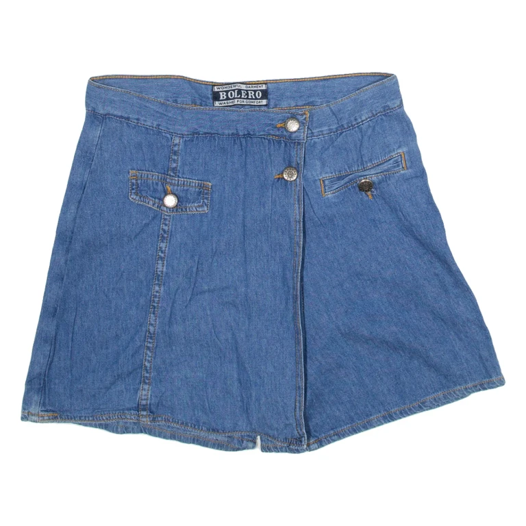 BOLERO Womens Casual Shorts Blue M W28