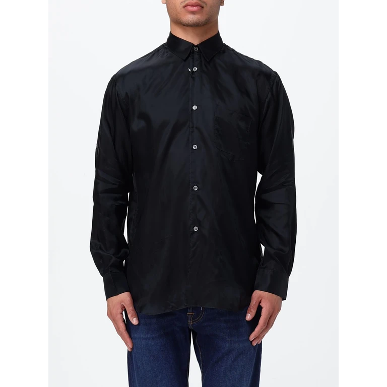 COMME DES GARÇONS Long-Sleeved Cupro Shirt (B1320512)