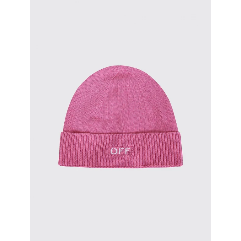 OFF-WHITE KIDS Hat Kids color Pink (OGLC001F25KNI0013201)