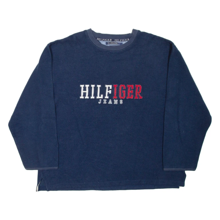 TOMMY HILFIGER Mens Sweatshirt Blue L