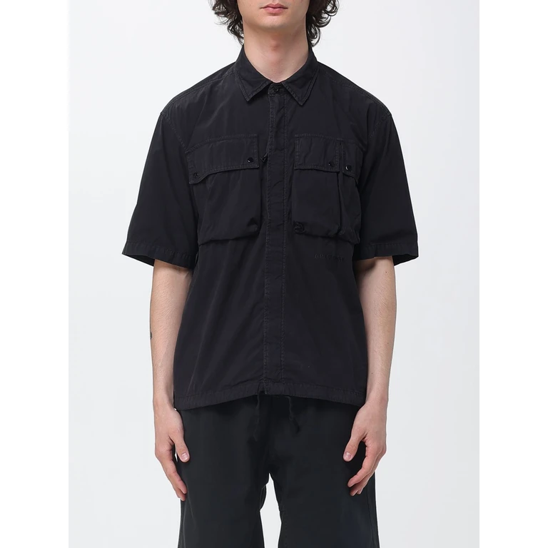 C. P. COMPANY Shirt Men color Black (20CMSH064A005153D999)