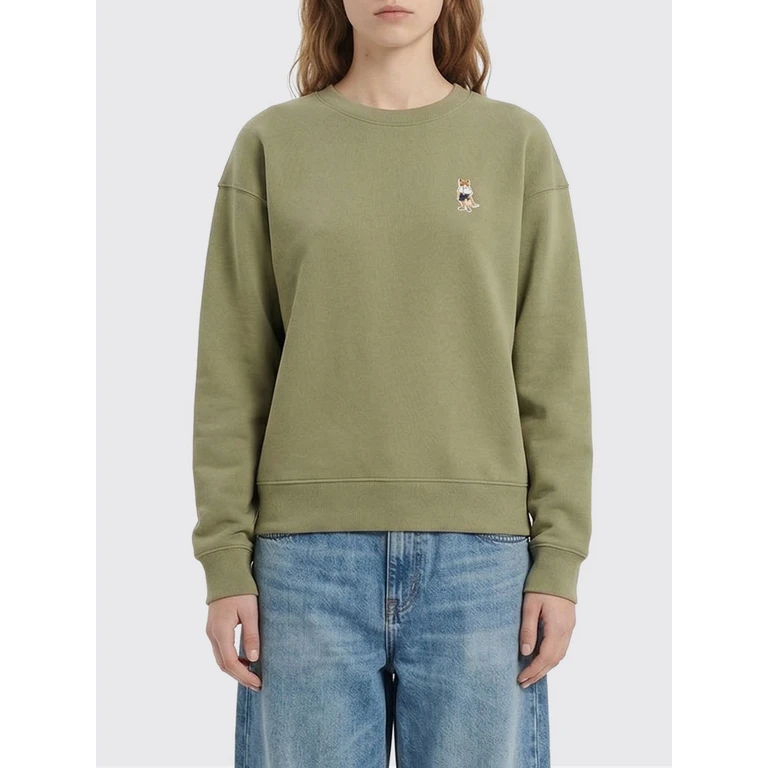 Sweatshirt Woman color Green (QW00306KM0341451)