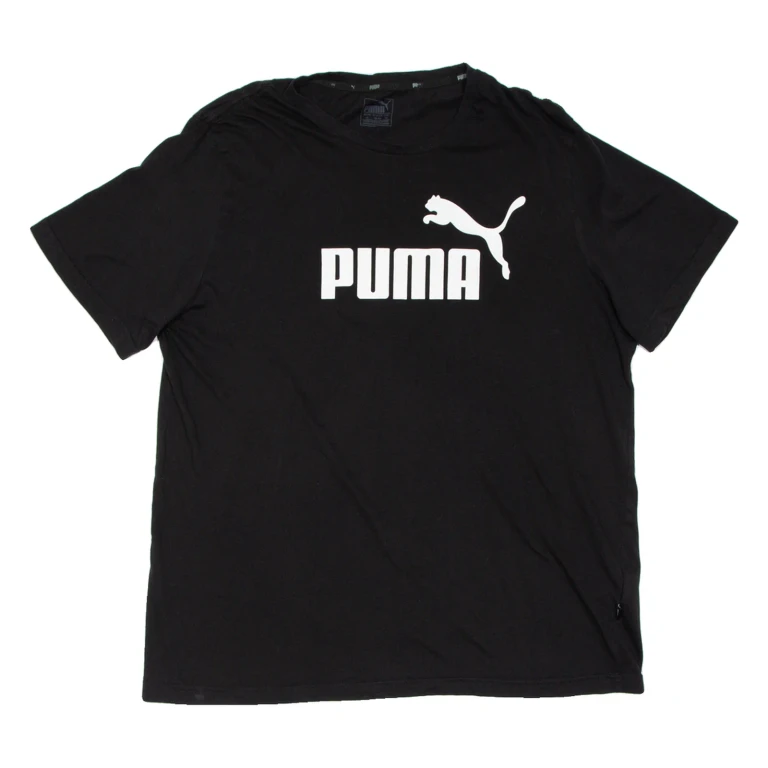 PUMA Mens T-Shirt Black XL