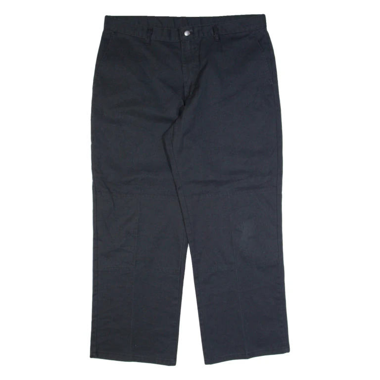 DICKIES Workwear Mens Trousers Black Regular Straight W38 L30
