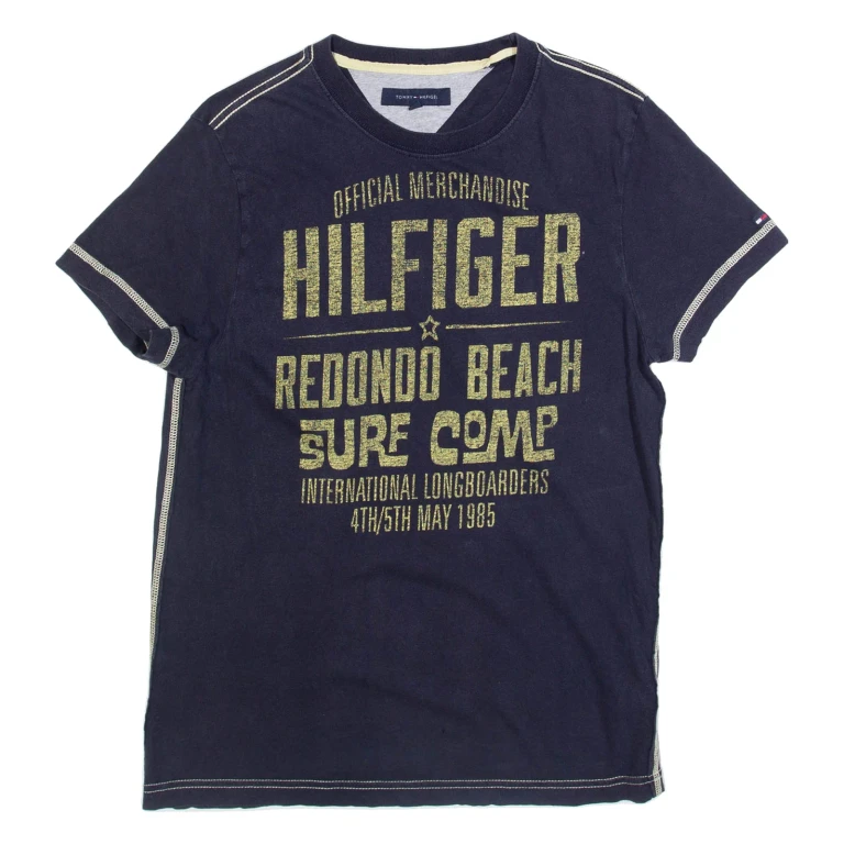 TOMMY HILFIGER Mens T-Shirt Blue S
