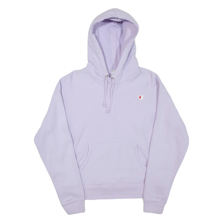 CHAMPION REVERSE WEAVE Womens Purple Hoodie L