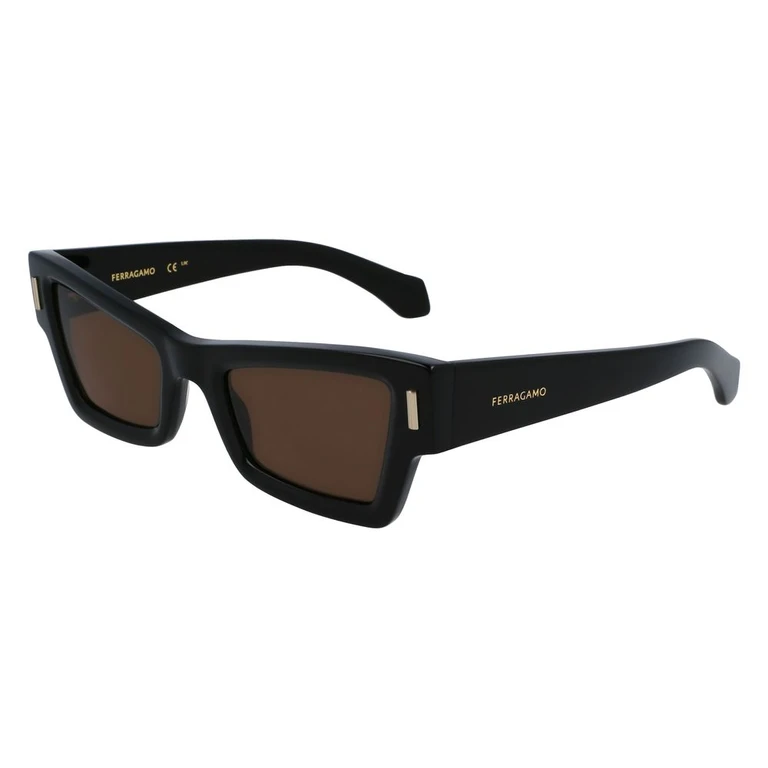 Ferragamo Black Acetate Sunglasses - Women (FESF2006S001AC)