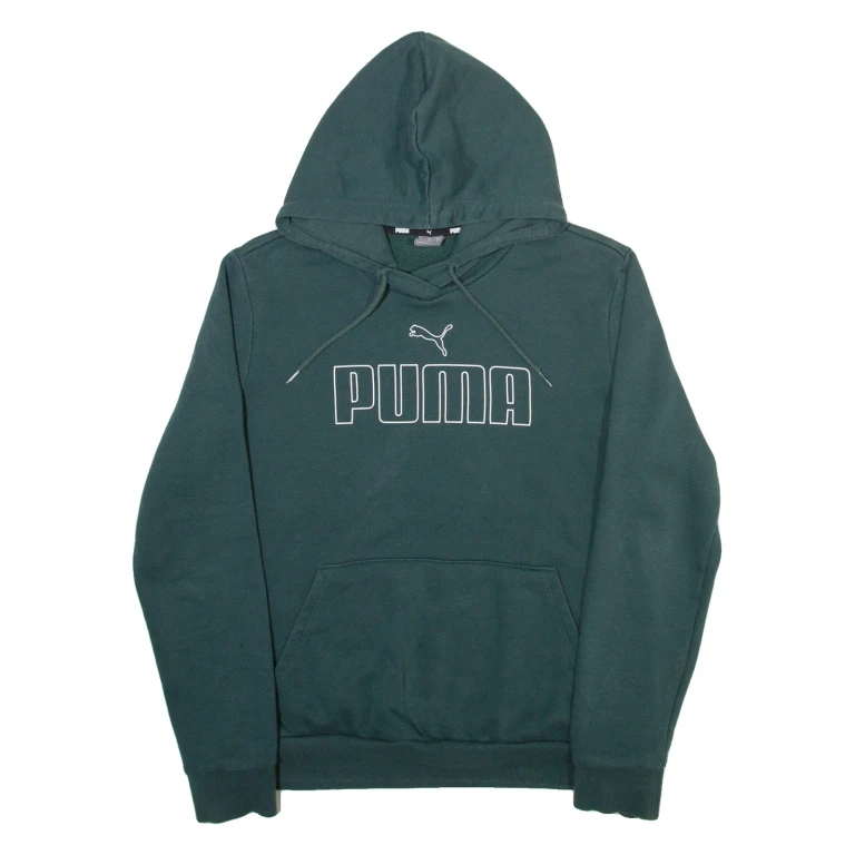 PUMA Womens Green Hoodie S