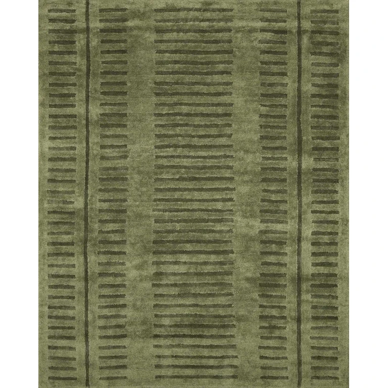 Washable Wool Rug - Green - Clearance