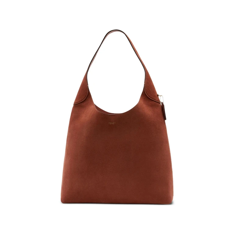 Brooklyn 39 Suede Logo-print Tote Bag