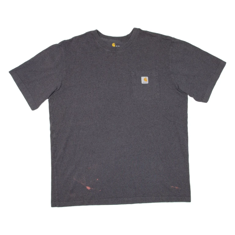 CARHARTT Tall Mens T-Shirt Grey XL