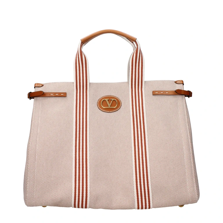 Valentino Garavani Beige Fabric Handbag Bag - Men