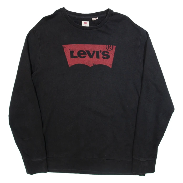 LEVI'S Mens Sweatshirt Black M