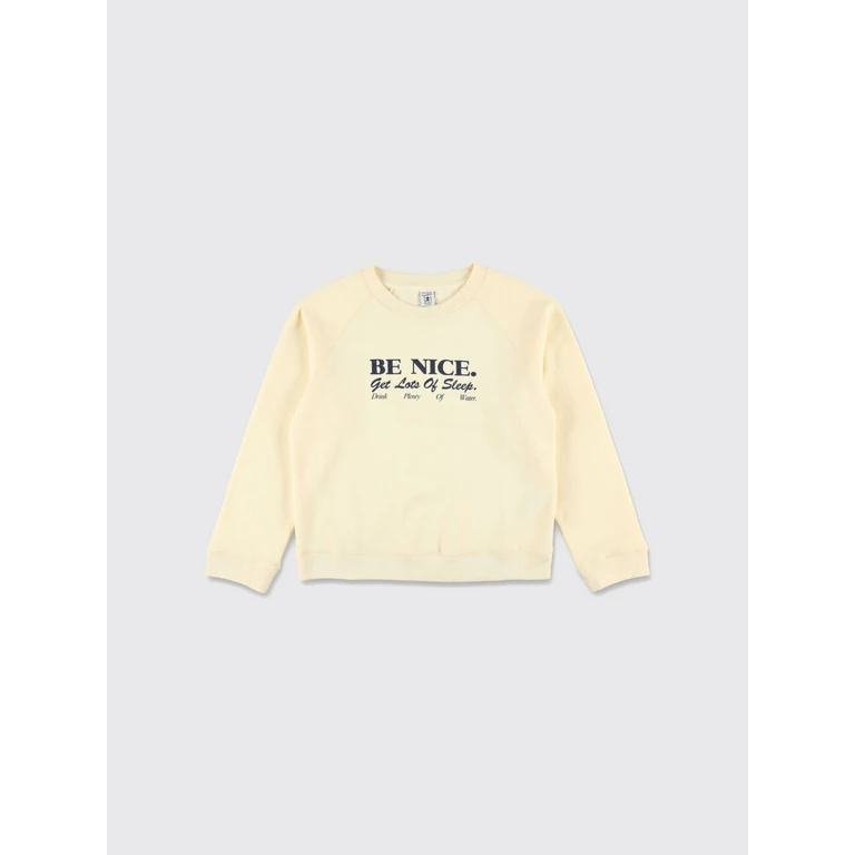 Kid's Crewneck Jumper in Cotton Blend with Logo (WS07676003YE02219)