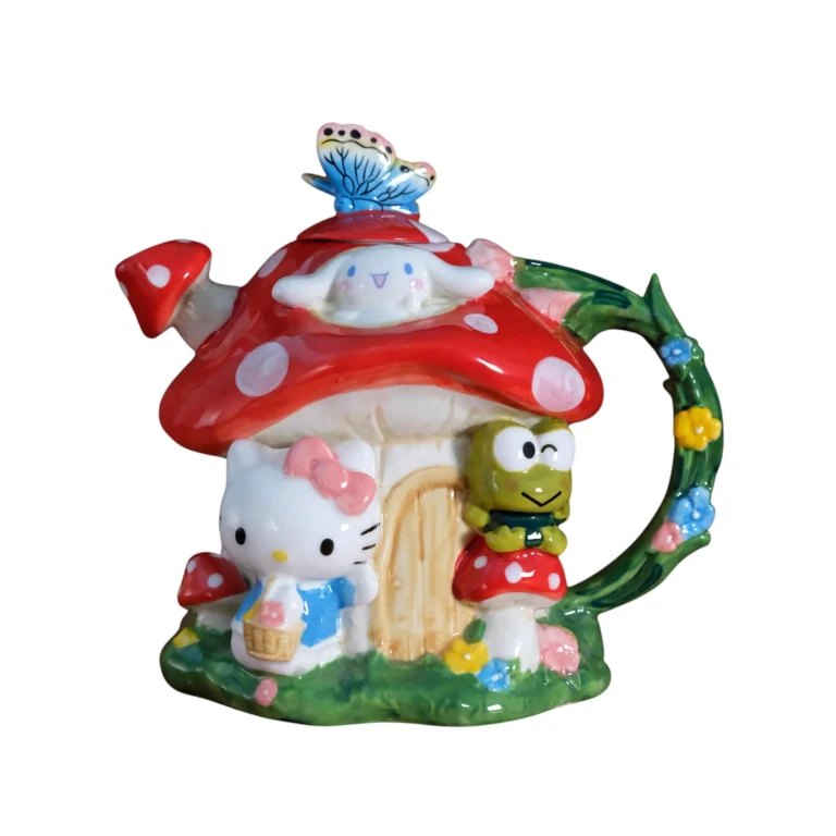 Hello Kitty And Friends Mushroom House Teapot