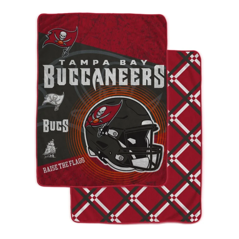 NFL Team Helmet Fleece Blanket 60x80