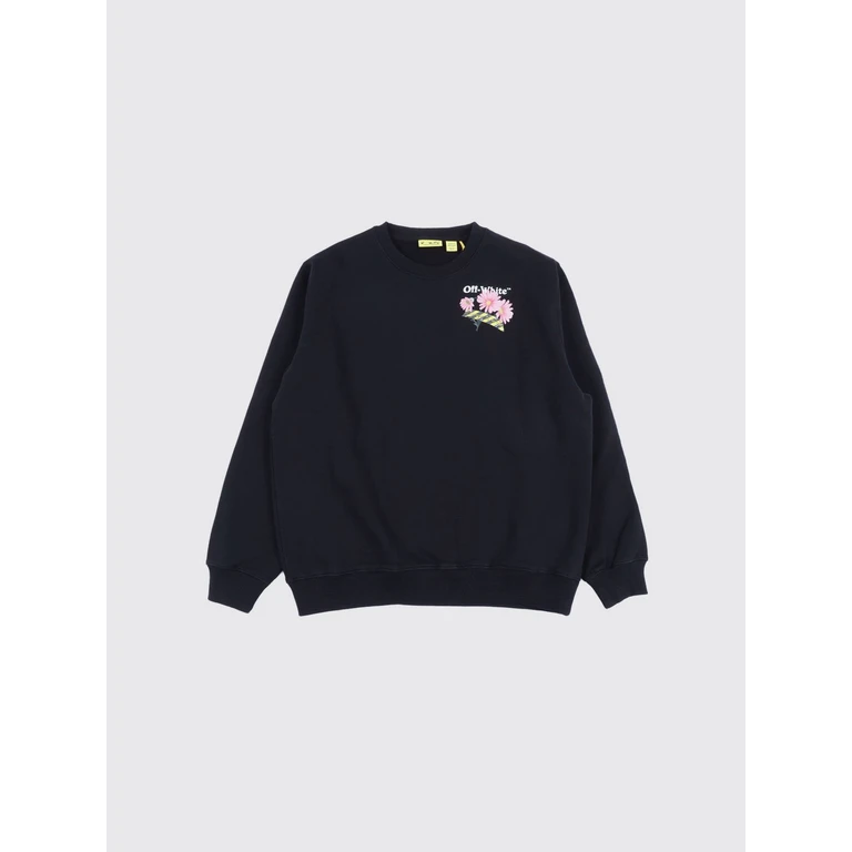 OFF-WHITE KIDS Sweater Kids color Black (OGBA001S26FLE003001)
