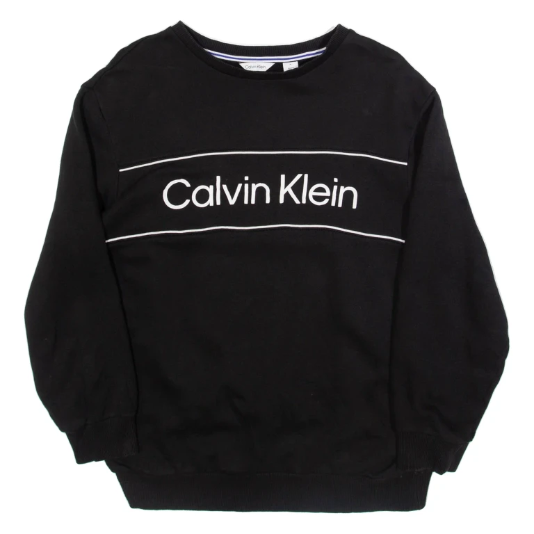 CALVIN KLEIN Mens Sweatshirt Black M