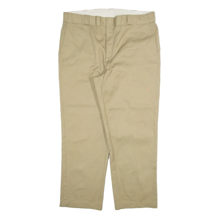 DICKIES Mens Trousers Beige Regular Straight W40 L30
