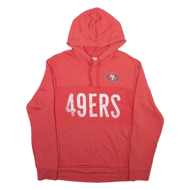 NFL San Fracisco 49ers Womens Pink Hoodie USA M