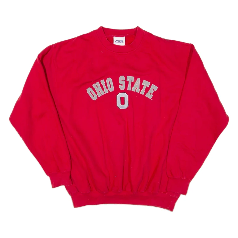 CSA Ohio State Mens Sweatshirt Red USA L