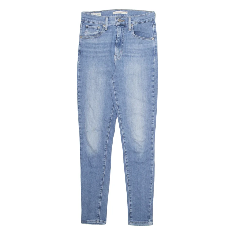 LEVI'S Womens Jeans Blue Regular Skinny Stone Wash W26 L28