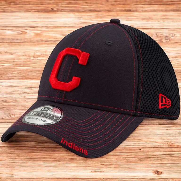 Men's MLB Cleveland Indians 3930 Classic Team 19 Flex Navy