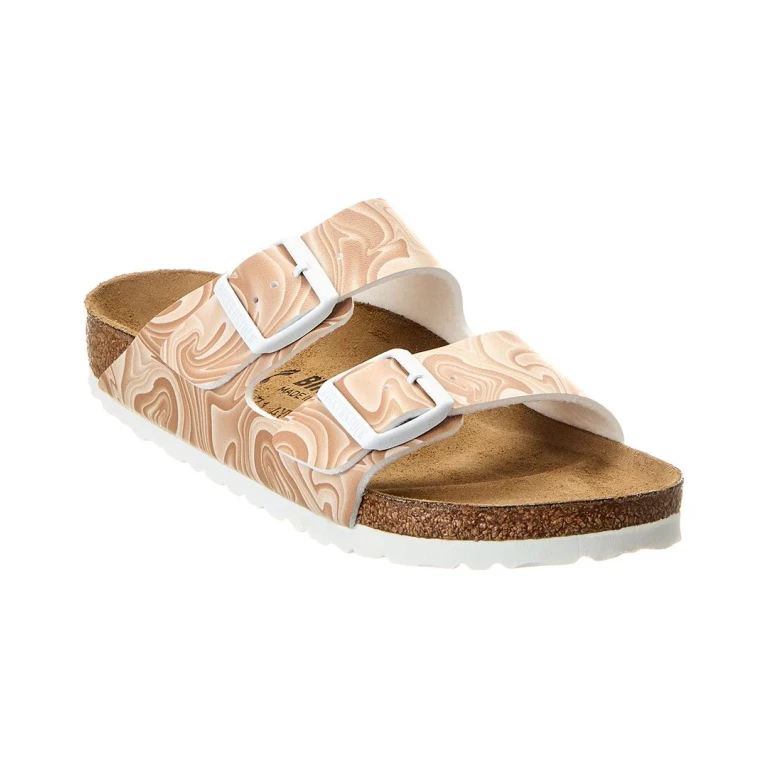 Madrid Big Buckle Natural Leather High Shine