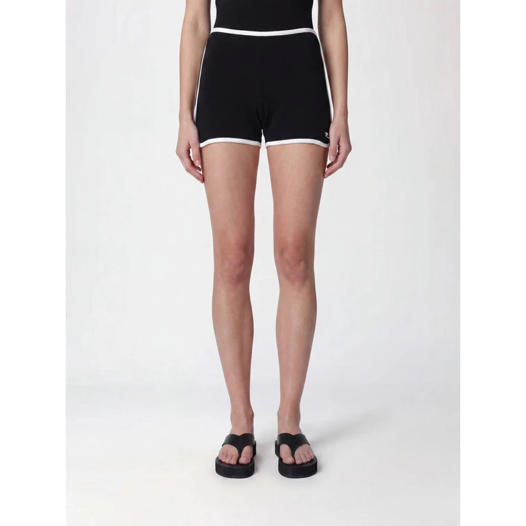 High-Waisted Cotton Shorts with Elasticated Waist (226JSH097JS0203B044)