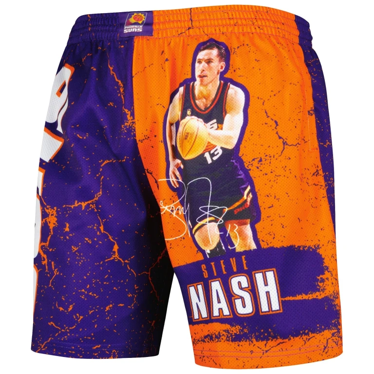Men's NBA Player Burst Mesh Shorts Suns Steve Nash
