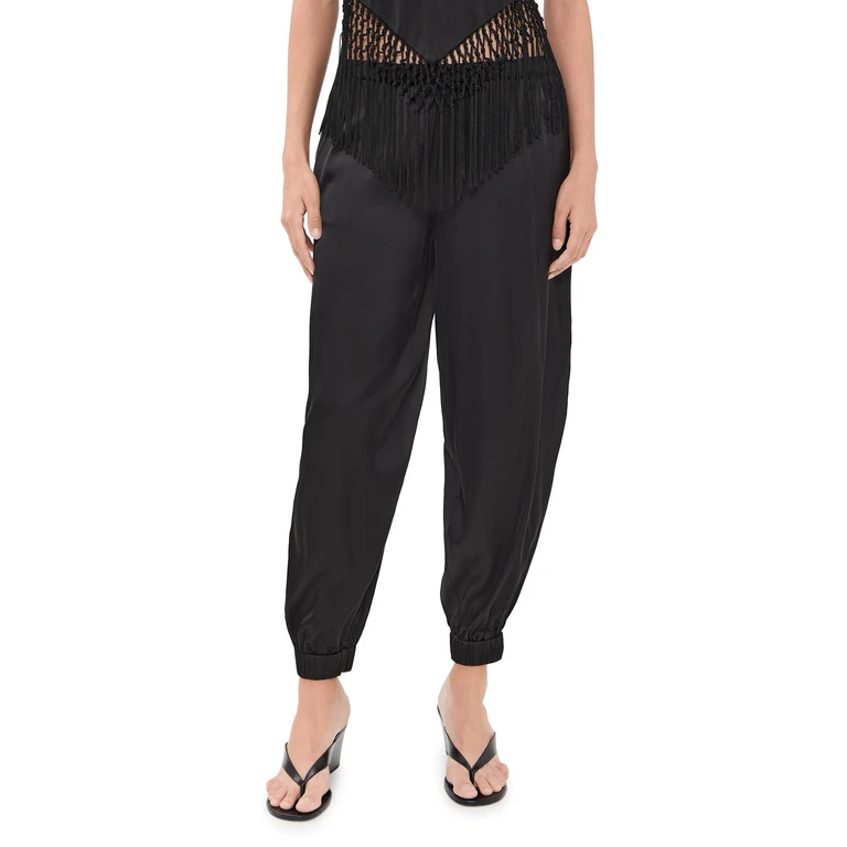 ALICE + OLIVIA Declan Pull On Genie Pants Black L