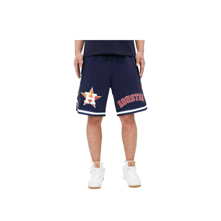 Houston Astros Pro Team Men Jogger Shorts Midnight Navy