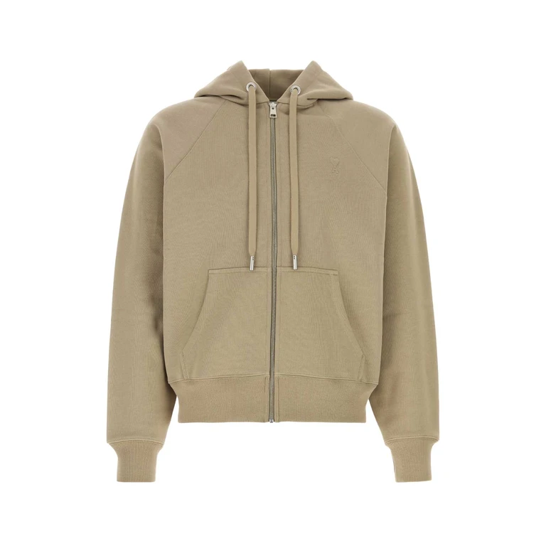 AMI Paris Beigetaupe Exterior: Cotton Felpe
