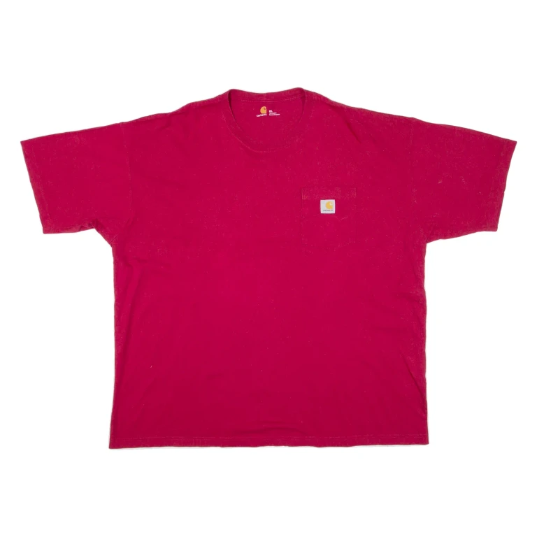 CARHARTT Mens T-Shirt Red 2XL