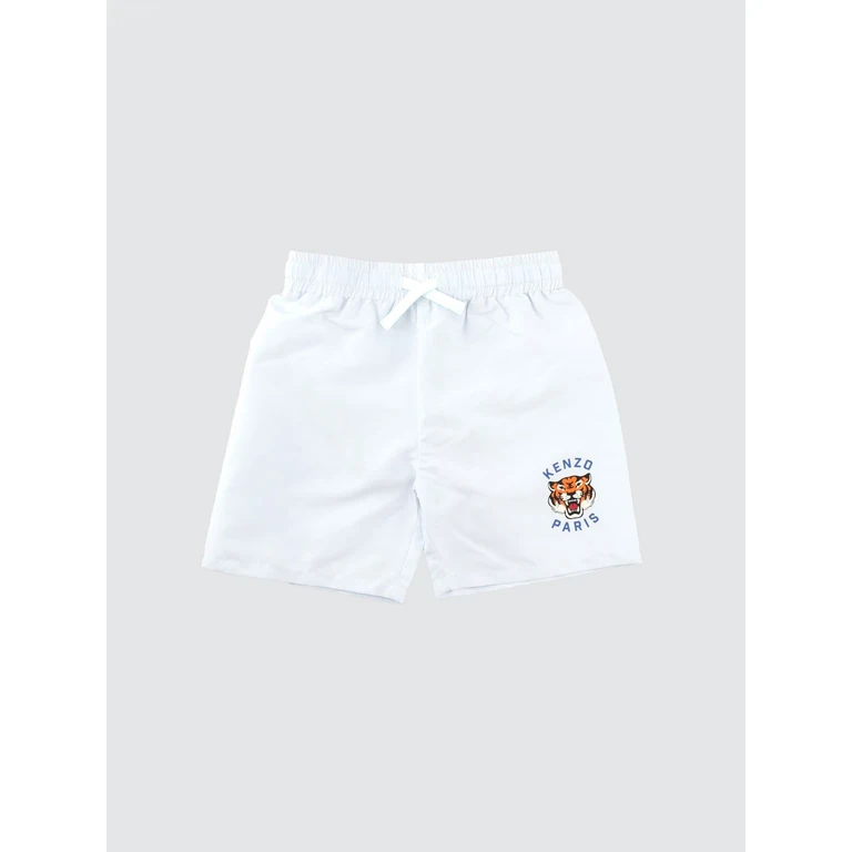 Boy's Swim Shorts in Polyester with Tiger Paris Logo (K6170477M)